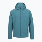 Bluză pentru bărbați Black Diamond Coefficient Storm Full Zip Hoody creek blue