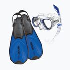 Set de snorkeling SEAC Tris Zoom blue