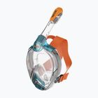 SEAC Libera Acquamarine/oranj mască pentru copii pentru snorkelling cu fața întreagă pentru copii