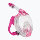 SEAC Libera pink transp./prosop roz pentru copii cu mască completă pentru snorkelling