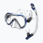 Set de snorkeling SEAC Bis Boss + Reverse Dry blue