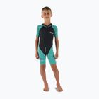 Costum de înot pentru copii SEAC Dolphin Shorty 1,5 mm black/tiffany