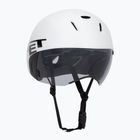 Cască de ciclism MET Codatronica white/silver matte glossy