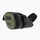 Geantă de bicicletă pentru scaun Rockbros 30130092001 Ecological Saddle Bag WP Compact black/green