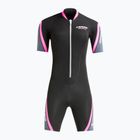 Costum de neoprenare Cressi Playa Shorty 2.5 mm negru/roz pentru femei