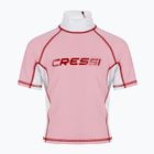 Tricou pentru copii cu raze UV Cressi Rash Guard S/SL roz LW477002