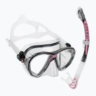 Set de scufundări  Cressi Big Eyes Evolution + Alpha Ultra Dry black/pink