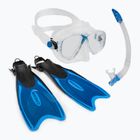 Cressi Palau Marea Bag snorkel mască + snorkel + aripioare albastru CA122632