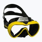 Mască de scufundări  Cressi A1 Anti Fog black/yellow
