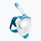 Mască integrală de snorkeling Cressi Java Full Face clear/blue