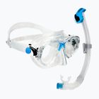 Set de scufundare Cressi Marea + Seal Dry Jr clear/azure