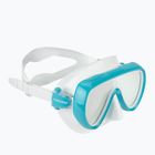 Masca de scufundare pentru femei Cressi Honey 420 UV white/aquamarine/blue/orange