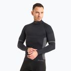 Bluză termică pentru bărbați Mico M1 Mock Neck nero