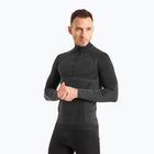 Bluză termică pentru bărbați Mico Warm Control Zip Neck nero