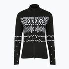 Bluză termoactivă pentru femei Newland Guenda Full Zip black/white