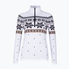 Bluză termoactivă pentru femei Newland Isalind Half Zip white/black