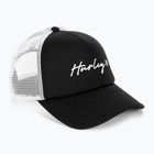 Șapcă pentru femei Hurley Icon Script Trucker black/white