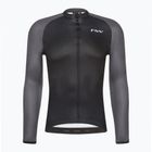 Tricou de ciclism Northwave Blade 4 LS pentru bărbați negru / gri închis