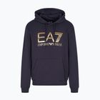 Bluză pentru bărbați EA7 Emporio Armani Train Logo Series Big Logo Hoodie armani blue