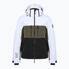 Geacă de schi pentru bărbați EA7 Emporio Armani Ski Kitzbuhel Protectum7 Colorblock white / black / grape leaf