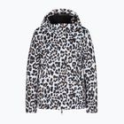 Geacă de schi pentru femei EA7 Emporio Armani Ski Kitzbuhel Softshell fancy white animalier