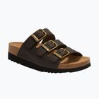 Șlapi de damă Scholl Rio Wedge Ad Med dark brown