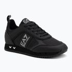 Încălțăminte EA7 Emporio Armani Black & White Carbon triple black / silver logo