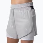 Pantaloni scurți de antrenament pentru femei Hayabusa Mid Rise Layered grey