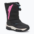 Ghete de zăpadă pentru copii Geox Himalaya ABX black / fuchsia
