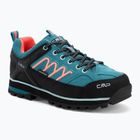 Încălțăminte de trekking pentru femei CMP Moon Low Wp teal/red fluo