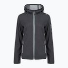 Bluză de trekking pentru femei CMP 34H6376 Fix Hood black/cement