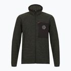 Bluză fleece pentru bărbați CMP 35H3907 Melange Knitted forest melange/black/ferrari red