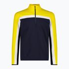 Bluză pentru bărbați CMP 35L0507 Sweat black/blue/winter sun