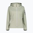 Geacă softshell pentru femei CMP 39A5016 Zip Hoodie pistachio