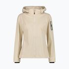 Geacă softshell pentru femei CMP 39A5016 Zip Hood cream