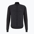 Bluză de ciclism pentru bărbați Santini Colore Puro Thermal Jersey neagră 3W216075RCOLORPURO