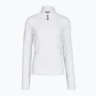 Bluză de schi pentru femei EA7 Emporio Armani Pure Powerstretch T-Top Half Zip white