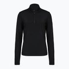 Bluză de schi pentru femei EA7 Emporio Armani Pure Powerstretch T-Top Half Zip black