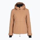 Geacă de schi pentru femei EA7 Emporio Armani Pure Softshell mocha mousse