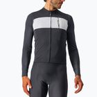 Longsleeve de ciclism pentru bărbați Castelli Prologo 7 light black/silver gray/ivory