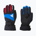 Mănuși de schi pentru copii Dainese Hp Scarabeo black taps/high risk red/lapi