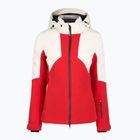 Geacă de schi pentru femei Dainese Zives Aerosense-Dry lily white/racing red
