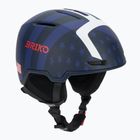 Cască de schi Briko Aran USA matt tangaroa blue/biscay blue/cardinal red/white