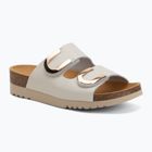 Șlapi de damă Scholl Montery 2 Straps Ad Med off white