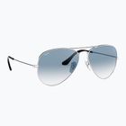 Ochelari de soare Ray-Ban Aviator Classic silver/light blue
