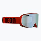 Ochelari de schi Neon Light red/mirror steel