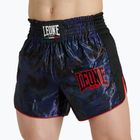 Pantaloni scurți de box pentru bărbați Leone 1947 Camo Fight blue