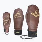 Mănuși de schi pentru femei Level Ivory Mitt brown