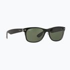Ochelari de soare Ray-Ban New Wayfarer Classic matte black transparent/green g-15
