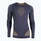 Bluză termică pentru bărbați UYN Evolutyon UW Shirt charcoal/gold/atlantic